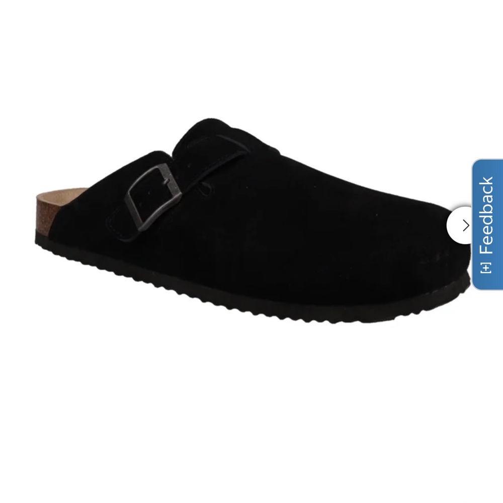 Khombu Mule Shoes Mens Size 11 Black Slip On Cork Cushioned Damian new in box - Picture 5 of 5